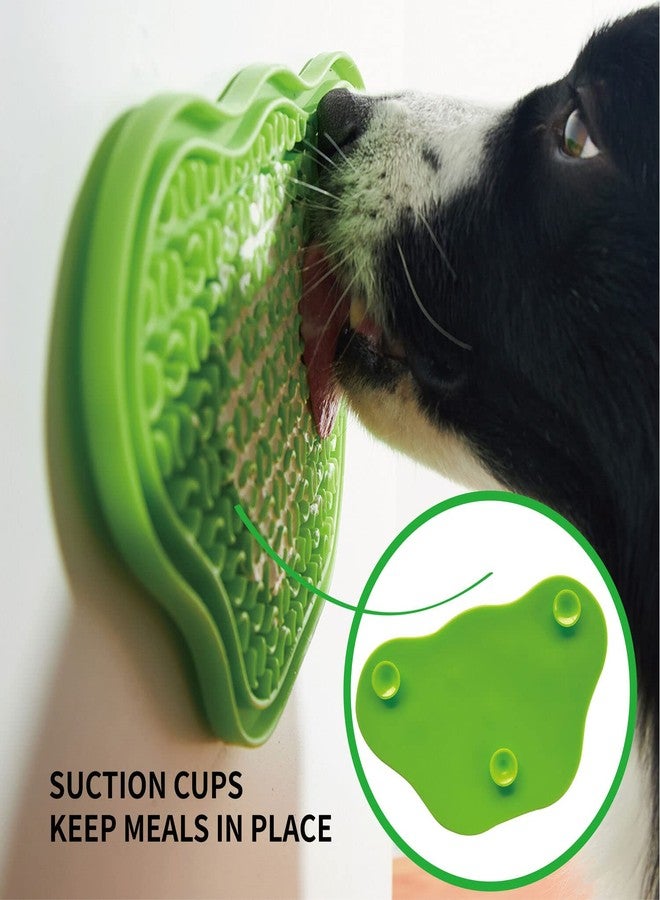Pawsindia Lick Mat for Dogs with Suction Cup for Distraction During Bath Activity and Slow Feeding (Green) - Image 4
